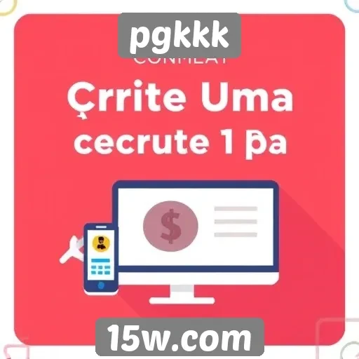 como criar uma conta no pgkkk facilmente